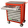 Gereedschapswagen 293 delig rood