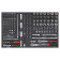 SONIC doppenset 1/4 + 3/8“ 142-delig SFS
