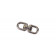 Dubbele oogwartel RVS 13mm
