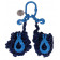 Ketting tweesprong grade 100