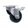 Zwenkwiel met rem 100 x 40mm PU
