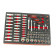 HBM 245-delige PREMIUM inlay voor gereedschapswagen (ROOD)