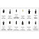 HBM 350-delige assortiment Screw Rivits
