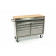 Werkbank / gereedschapswagen 125 cm RVS