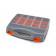 HBM PROFI assortimentsdoos dubbelzijdig 37x31x8 cm 21 vakken 10 bakken