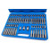 HBM 75-delige inbus. TORX. Spline en Ribe doppenset