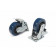 HBM PROFI 125 mm zwenkwiel met rem (4 stuks)