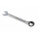HBM 13 mm ring. ratel. steeksleutel