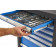 HBM 154-delige gevulde gereedschapwagen BLAUW