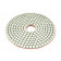 HBM 125 mm 6-delige diamant polijstschijvenset met M14 opnamepad