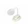 HBM oplaadbare LED loupelamp met voet en tafelklem