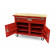 HBM 117 cm PROFI verrijdbare gereedschapswagen / werkbank ROOD