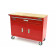 HBM 117 cm PROFI verrijdbare gereedschapswagen / werkbank ROOD
