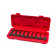 HBM 9-delige lange TORX krachtdoppenset met 1/2" opname"