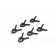 HBM 6-delige 60 mm marktklemmen assortiment