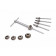 HBM 11-delige klepzitting slijper / frees set