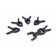 HBM 6-delige 60 mm marktklemmen assortiment