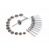 HBM 27-delige klepzitting slijper / frees set