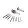 HBM 50 mm MC2 en MC3 kotterkop met 5 HM beitels en flycutter