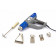HBM verstelbaar heteluchtpistool DeLUXE 2000 Watt met 6 accessoires