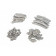 HBM 100 stuks Fe wielgewicht Zink voor stalen velgen 15 Gr