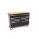 Gereedschapswagen / werkbank 125 cm ZWART
