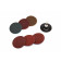 HBM 7-delige 50 mm schuur en cleanset met 6 mm houder