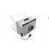HBM airbrush spuitcabine met verlichting. afzuiging. draaiplateau