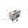 HBM airbrush spuitcabine met verlichting. afzuiging. draaiplateau