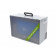 HBM airbrush spuitcabine met verlichting. afzuiging. draaiplateau