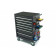 HBM 4-delige magneetbakkenset ROOD