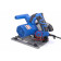 HBM 165 mm PROFI 1200 Watt invalzaag. liniaalzaag met 2 x 700 mm liniaal
