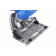 HBM 165 mm PROFI 1200 Watt invalzaag. liniaalzaag met 2 x 700 mm liniaal
