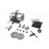 HBM BS-0 verdeelapparaat set met 125 mm 3 klauwplaat