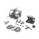 HBM BS-1 verdeelapparaat set met 160 mm 3 klauwplaat