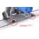 HBM 165 mm PROFI 1200 Watt invalzaag. liniaalzaag met 2 x 700 mm liniaal