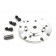 HBM aluminium flens voor 100 en 125 mm klauwplaat DIN 6350