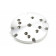 HBM aluminium flens voor 100 en 125 mm klauwplaat DIN 6350