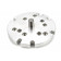 HBM aluminium flens voor 100 en 125 mm klauwplaat DIN 6350