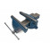 HBM 125 mm bankschroef met draaibaar onderstel