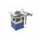 HBM 2200 Watt PROFI cirkelzaagtafel met roltafel