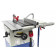 HBM 2200 Watt PROFI cirkelzaagtafel met roltafel