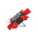 HBM 100 mm nylon schuurborstel met 6 mm opname MIDDEL K120