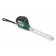 MANNESMANN 3 meter rolbandmaat met stop - 80503