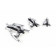 HBM 125 mm 3 arm CRV poelietrekker