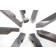 HBM 10 x 10 - 8-delige HSS beitelset