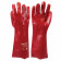 SILVERLINE Rode PVC beschermende handschoenen. LANG Maat L
