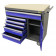 Gereedschapswagen / werkbank (houten blad)