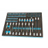 HBM 101-delige doppenset en bitset FOAM inlay voor gereedschapswagen