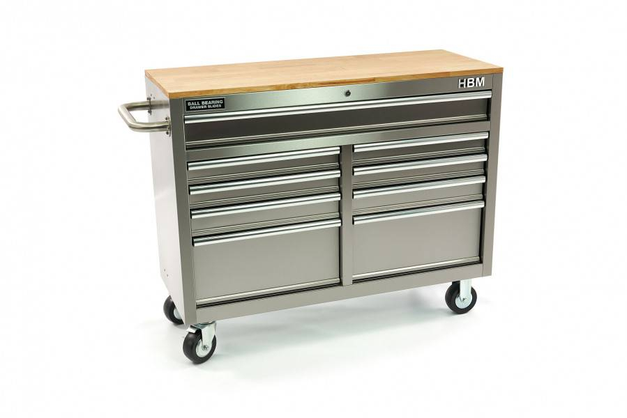 Werkbank / gereedschapswagen 125 cm RVS - Default image for the product